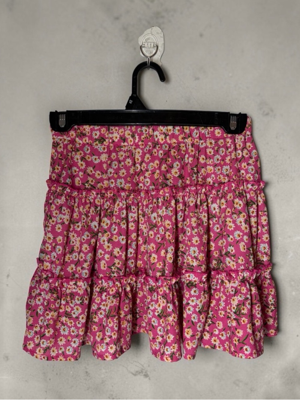 SHEIN Pink Floral Skirt